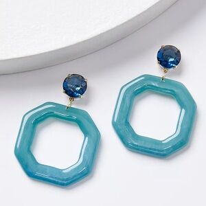 LOFT Square Statement Earrings